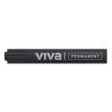 Marker permanentny wkład czarny 2-3mm okrągła końcówka Viva