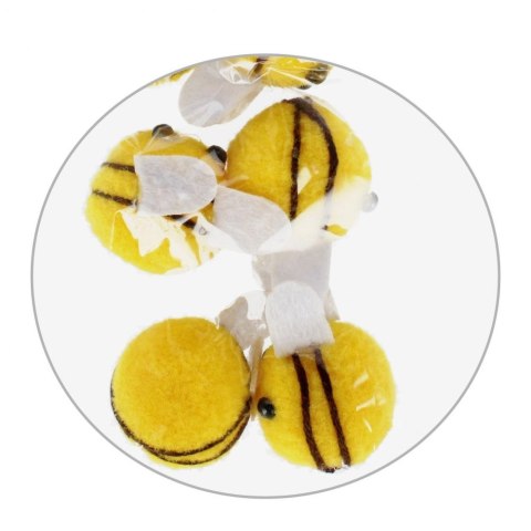 Pompony żółte 6 szt Craft With Fun (521621)