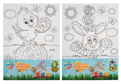 Zestaw kreatywny dla dzieci Płótno Wielkanocne 20x15cm Grafix (094397)