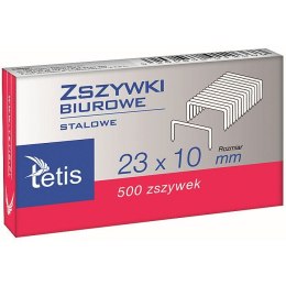 Zszywki 23/10 23/10 500 szt Tetis (GZ102-A)