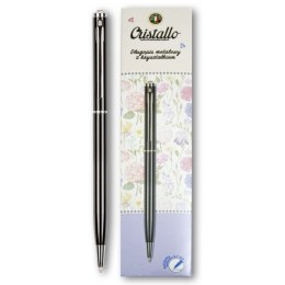 Długopis cross metalowy z kryształkiem Swarowskiego wkład niebieski 0,7mm Penmate (TT9431)