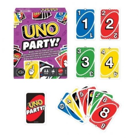 Gra karciana Uno Party Refresh Mattel (JJV58)