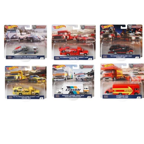 Samochód 50 rocznica Pojazdy transportowe Premium mix Hot Wheels (FLF56)