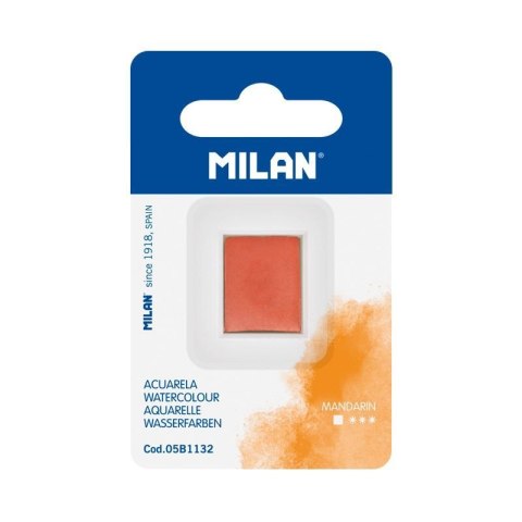 Farby akwarelowe mandarynkowy 1 kolor. Milan (05B1132)