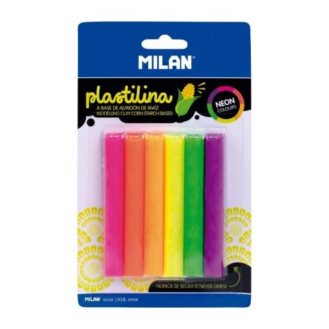 Plastelina 6 kol. mix 11g Milan (914706N)