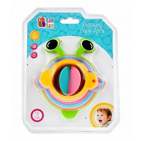Zabawka do kąpieli kubeczki 7 szt. Bam Bam (428983)