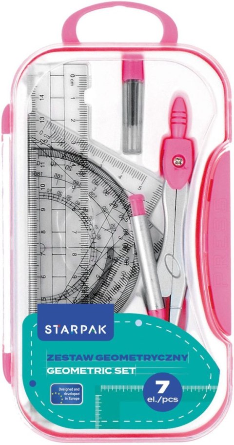 Komplet geometryczny 7 el. Starpak (559667)