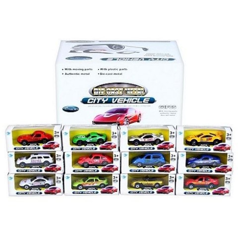 Samochód AUTO OSOBOWE METAL 10 CM Mega Creative (394167)