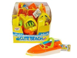 Zestaw do piasku 5 części, łódka Adar (619975)