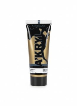 Farba akrylowa Brąz metaliczny kolor: brązowy metaliczny 200ml Renesans (33)