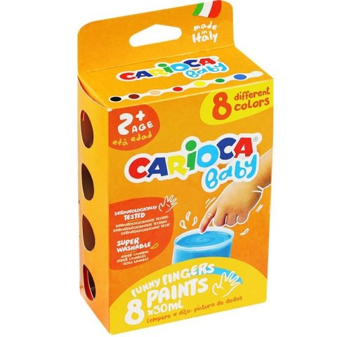 Farba do malowania palcami baby Carioca (170-2574)
