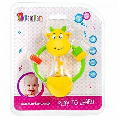 Grzechotka Bam Bam GRZECHOTKA KRÓWKA Bam Bam (359906)
