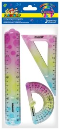 Komplet geometryczny 3 el. Flamingo (FLKR972278)