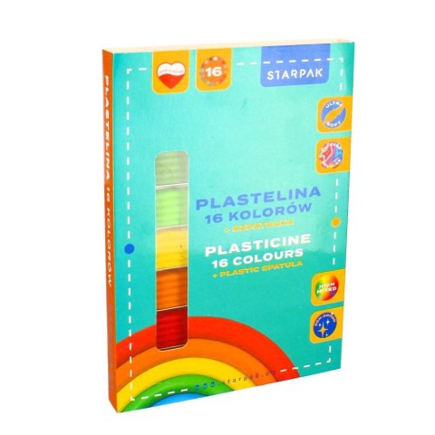 Plastelina 16 kol. mix Starpak (517735)
