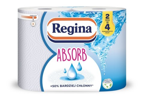 Ręcznik rolka Absorb A2 celuloza kolor: biały Regina