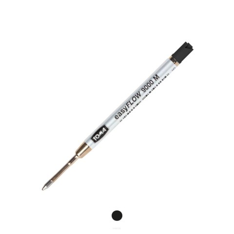 Wkład do długopisu wielkopojemny czarny wkład czarny 1,0mm Toma (TO-609 3 2)