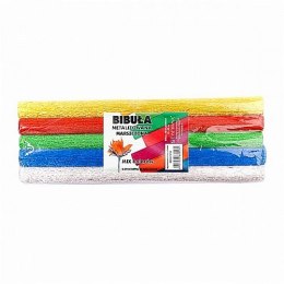 Bibuła marszczona metalizowana mix 250mm x 500mm Mega Creative (239760)