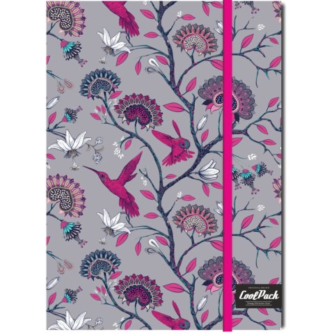 Brulion A5 CoolPack Silence z gumką Patio (04699CP)