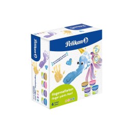 Farba do malowania palcami pearl 100g 4 kolor. Pelikan (300008268)