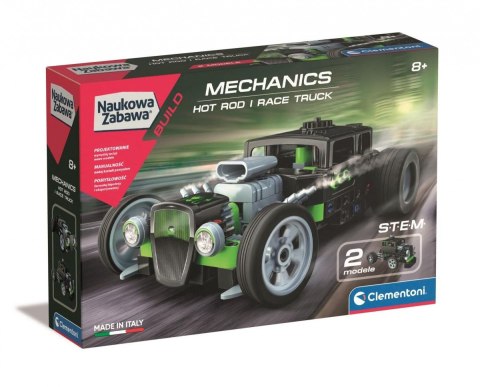 Klocki konstrukcyjne Laboratorium Mechaniki Hot Rod i race truck Clementoni (GXP-860638)
