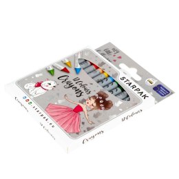 Kredki świecowe Balerina 12 kol. Starpak (490940)