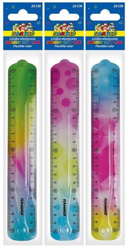Linijka plastikowa 20cm Flamingo (FLKR972276)