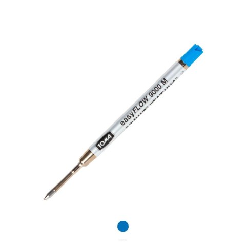 Wkład do długopisu wielkopojemny niebieski wkład niebieski 1,0mm Toma (TO-609 3 2)