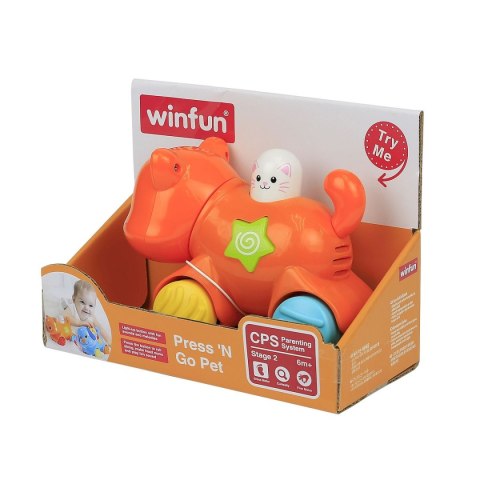 Zabawka edukacyjna Kotek naciśnij i jedź Smily Play (000734)