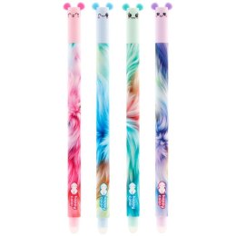 Długopis Uszatki Fluffy wkład niebieski 0,5mm Happy Color (HA 4120 01UF-3 KP40)