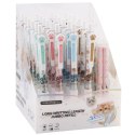 Długopis automatycznt żelowy, wkład czarny 0,5mm Mg (MG AGPJ9090 MIX1)