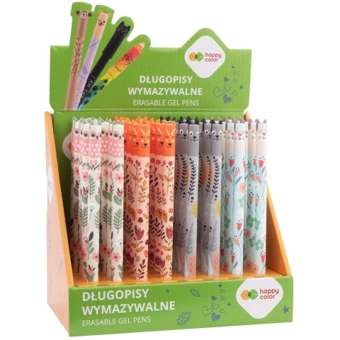 Długopis uszaki floral Happy Color (HA 4120 01FA-3 KP40)