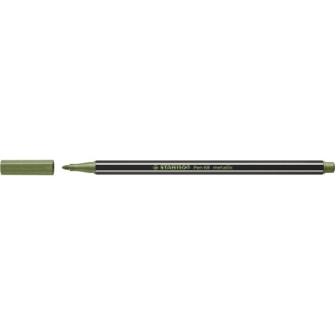 Flamaster Pen 68 metallic zielony 1 kol. Stabilo (68/843)