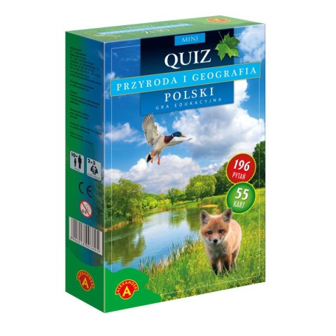 Gra planszowa QUIZ PRZYRODA I GEOGRAFIA POLSKI MINI Alexander (5906018005257)