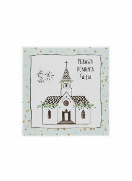 Kartka składana kw KW KOMUNIA kOŚCIÓŁ MIĘTOWY Henry (5905701485956)