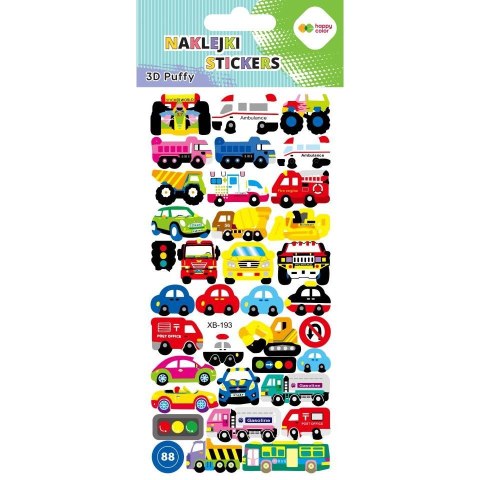 Naklejka (nalepka) Cars Vehicles Happy Color (HA 4241 9522-KP06)