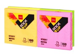 Notes samoprzylepny (karteczki) mix mix 100k [mm:] 76x76 Deli (EA02303)