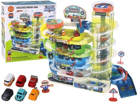 Parking samochodowy Wielopoziomowy Dla Autek Światła Dźwięki Lean (17343)