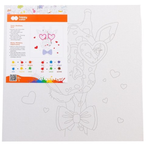 Podobrazie nadruk Zyrafa [mm:] 250x250 Happy Color (7392 2525-GF01)