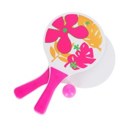 Rakieta plażowa drewniane z akcesoriami Kwiaty Mega Creative (584833)
