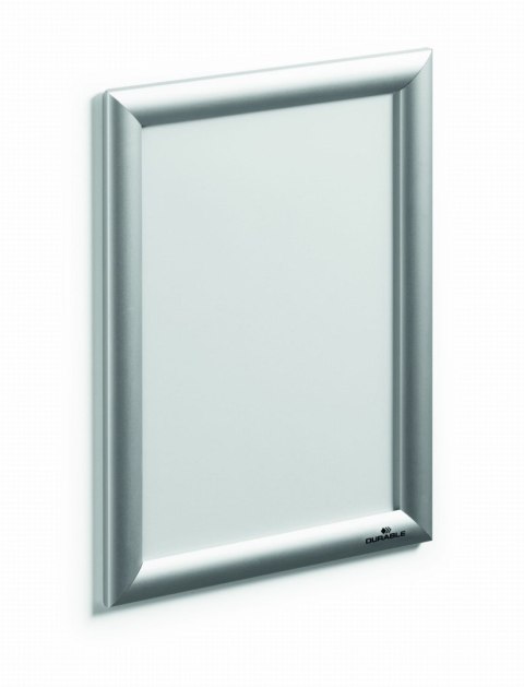 Ramka do katalogowania A4 Aluminiowa na zatrzask srebrna A4 Durable (479623)
