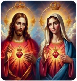 Zestaw kreatywny Diamentowa mozaika Jezus i Maryja 40x30cm Norimpex (NO-2001525)