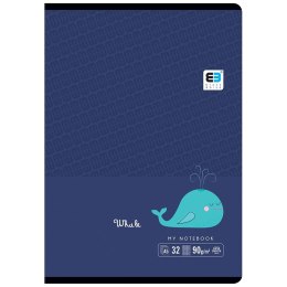 Zeszyt A5 Black & Blue Tropical 32k. 70g linia Interdruk (ZE32=BBT)