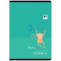 Zeszyt A5 Black & Blue Tropical 32k. 70g linia Interdruk (ZE32=BBT)