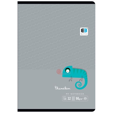 Zeszyt A5 Black & Blue Tropical 32k. 70g linia Interdruk (ZE32=BBT)