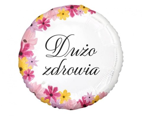 Balon foliowy Dużo zdrowia 18cal Godan (FG-OBZD)