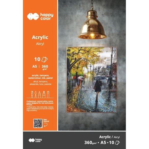Blok artystyczny Portret A5 360g 100k Happy Color (HA 7836 1520-AA10)