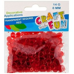 Cekiny Craft with Fun czerwone 14g Starpak (439331)