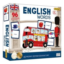 Karty edukacyjne English words Kukuryku 110 sztuk
