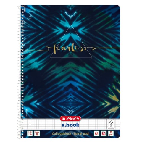 Kołobrulion A4 New Batik Fearless 50044153 80k. krata Herlitz (400173294)