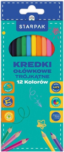 Kredki ołówkowe 12 kol. Starpak (580596)